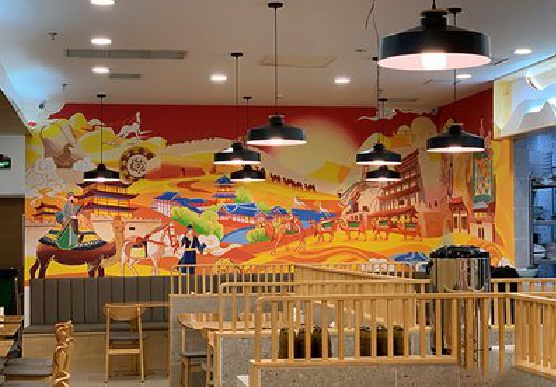 分宜商业空间彩绘介绍。