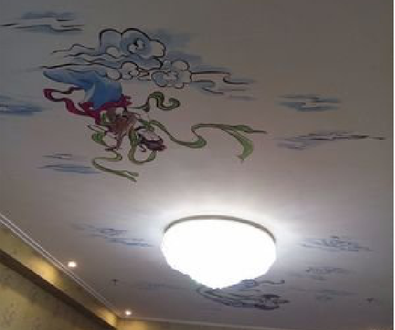 分宜如何快速绘制天花板上的手绘墙？